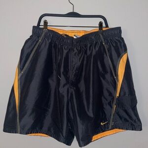 Vintage Nike 7" Swim Trunks Mens Size XL Swoosh Logo Board Shorts